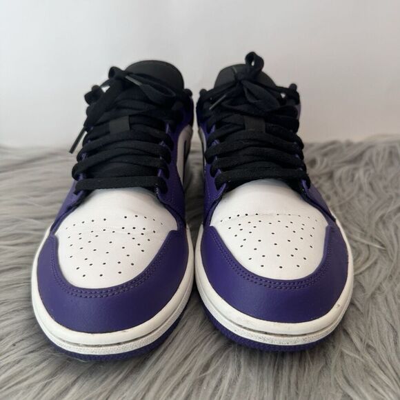 Nike Air Jordan 1 Low Court Purple Size 8.5 - Picture 2 of 16